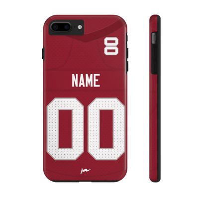 Arizona Football Customizable Tough Phone Cases, Personalize a Football Phone case, Cell Phone Case Red Sea Accessories Cover