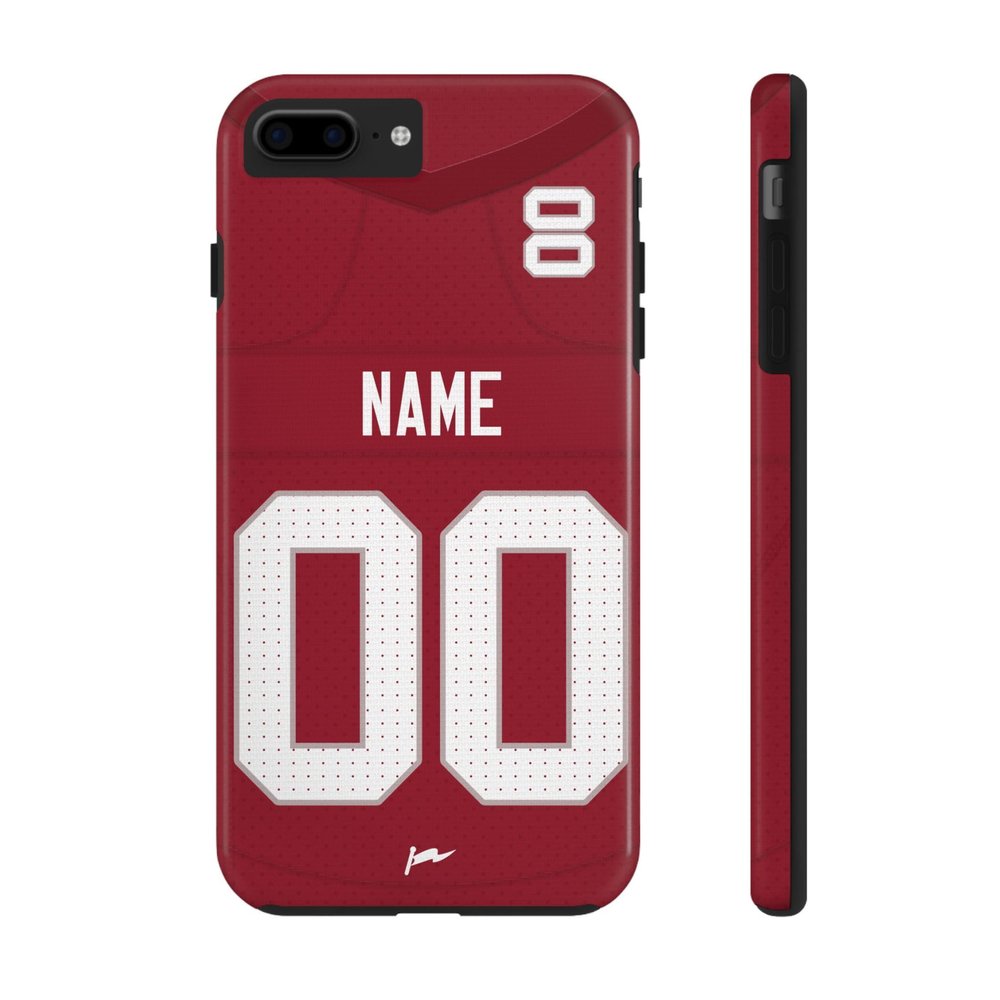 Arizona Football Customizable Tough Phone Cases, Personalize a Football Phone case, Cell Phone Case Red Sea Accessories Cover