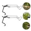BESPORTBLE 2pcs Camping Lamp Pole Hook Multi-Functional Iron Hook Hanger for Tent Lights Portable for Outdoor Camping Hiking and Barbecue Use view 2