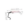 BESPORTBLE 2pcs Camping Lamp Pole Hook Multi-Functional Iron Hook Hanger for Tent Lights Portable for Outdoor Camping Hiking and Barbecue Use view 4