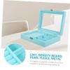 COLLBATH Earring Storage Box Necklace Box Ring Organizer for Jewelry Jewelry Organizer view 3