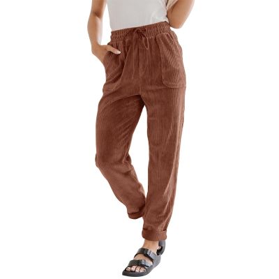 GAANBODI Corduroy Pants Fall Pants Fall Pants for Women 2024 Trendy Comfy Pants Women Loose Pants for Women Fall Pants Women Straight Leg Pants Women High Waisted Pants for Women