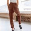GAANBODI Corduroy Pants Fall Pants Fall Pants for Women 2024 Trendy Comfy Pants Women Loose Pants for Women Fall Pants Women Straight Leg Pants Women High Waisted Pants for Women view 3