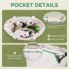 SMRITI Canvas Tennis Tote Bag for Women, Portable Tennis Racquet Shoulder Bag for Large Tennis Racket, Badminton, Pickleball, Padel view 4