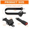 CLUBRALLY Golf Cart Seat Belts, 40" Retractable Universal Golf Cart Seatbelts Kit, Fits Club Car EZGO, Yamaha view 4