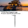 Boat Seat Support Swing Leg, 13 Inch Stainless Steel Seat Support Leg for Boat, 90 Degree Foldable Boat Seat Support Leg for Marine Yacht RV (Right 8423SR13) view 2