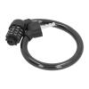 JTLB Combination Lock Cable, Zinc Alloy Cable Lock with 4-Digit Password for High Security Outdoors, with Interlocking Function, Convenient to Carry (Black) view 4