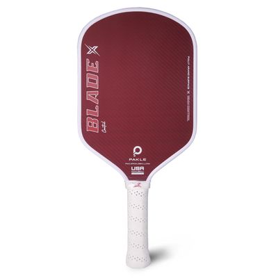 Pro Aramid Fiber Pickleball Paddles, USAPA Approved Pickleball Thermoformed Racket, Premium Aramid Fiber & Carbon Fiber Surface, 13mm Power & 16mm Control (16mm Control - Red)