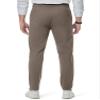 JMIERR Men's Stretch Chino Pants Business Casual Essentials Elastic Waist Classic Fit Tapered Cotton Twill Work Athletic Golf Dress Trousers, 3XL, Greyish Brown view 2