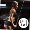 Anneome Gym Pulley System Exercise Ropes High Pull-Down Wire Rope for Tricep Trainer Arms Training Tool view 2