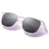 mincl Sports Sunglasses for Men UV400 Protection Glasses Womens Wrap Around Goggles for Driving Fishing Safety Sun Glasses (light purple) view 1