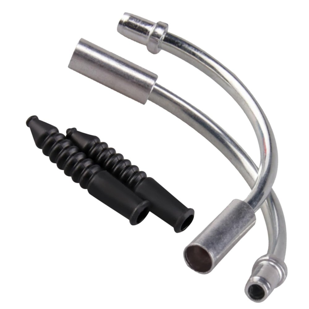 Anneome 10sets Bike Brake Cable Protector Set Durable Bend Tube Sleeves for Mountain and Road Bikes Reduces Friction Easy to Carry Black