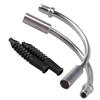 Anneome 10sets Bike Brake Cable Protector Set Durable Bend Tube Sleeves for Mountain and Road Bikes Reduces Friction Easy to Carry Black view 1