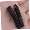 Anneome 10sets Bike Brake Cable Protector Set Durable Bend Tube Sleeves for Mountain and Road Bikes Reduces Friction Easy to Carry Black view 4