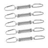 Anneome Steel Tent Rope Tensioner Camping Pegs Heavy Duty Windproof Spring Tent Buckle