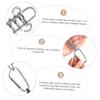 Anneome Steel Tent Rope Tensioner Camping Pegs Heavy Duty Windproof Spring Tent Buckle view 2