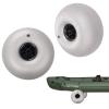 TFCFL Beach Balloon Wheels, 2 Pcs 16" Replacement Balloon Wheels Beach Sand Tires Kayak Dolly Canoe Beach Fishing Buggy Cart DIY Beach Wheels Beach Inflatable Wheels view 2