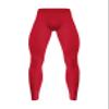 YiZYiF Men's Athletic Compression Pants Bulge Pouch Underwear Johns Legging Tights Thermal Baselayer Red A Large view 1