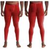YiZYiF Men's Athletic Compression Pants Bulge Pouch Underwear Johns Legging Tights Thermal Baselayer Red A Large view 4