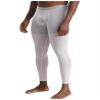 Jugaoge Men Compression Pants Athletic Base Layer Running Tights Workout Leggings for Yoga Gym Sports White Medium view 4
