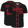 Custom Baseball Jersey, Personalized Baseball Uniform with Logo Text, Hip-hop Jersey Shirts, Baseball Team Uniforms for Men Women(Color27) view 1
