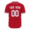 Custom Baseball Jersey, Personalized Baseball Uniform with Logo Text, Hip-hop Jersey Shirts, Baseball Team Uniforms for Men Women(Color15) view 3