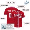 Custom Baseball Jersey, Personalized Baseball Uniform with Logo Text, Hip-hop Jersey Shirts, Baseball Team Uniforms for Men Women(Color15) view 4