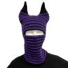 Dsgzkk Adult Knit Ox Horn Hat Knit Balaclava Hat Cute Students Outdoor Cycling Skiing Hat Winter Keep Warm Hat for Couple view 1