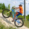 BALINGE Mountain Bike 20/24 Inch, 3" Wide Fat Tire Snow Mountain Bikes, 7 Speeds Kids Teen Student Bicycles,Steel Frame Disc Brake3 Colors (Blue, 20 Inch) view 3