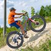 BALINGE Mountain Bike 20 Inch, 3" Wide Fat Tire Snow Mountain Bikes, 7 Speeds Kids Teen Student Bicycles,Steel Frame Disc Brake3 Colors (Blue Grey, 20 Inch) view 3