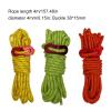 JOKOTI Reflective Tent Guy Rope Light Weight Tent Guide Line Cord 13 Feet Guy Rope for Outdoor Camping Hiking Awning Tent view 3
