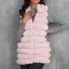 asntrgd Faux Fur Vest For Women 2024 Fall Casual Soft Shaggy Sleeveless Jacket Thicken Warm Fuzzy Fluffy Winter Coats view 2