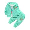 Kids Toddler Girl Clothes Long Sleeve Lollipop Print Full Zip Jacket Pullover Hoodie Sweatshirt (Mint Green, 3-4 Years) view 1