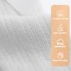 Boonbery Baby Girls Knee High Socks Non Slip Toddler Stockings Cotton Bow Ruffle Newborn Long Socks Infant Tube Dress Socks 0-6/6-12M view 4
