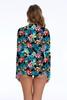 FEETENT Rash Guard for Women UPF 50+ Long Sleeve Rashguard Shirt Sun Protection Quick Dry Swim Shirt No Bottoms&Bras Black view 3