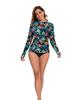 FEETENT Rash Guard for Women UPF 50+ Long Sleeve Rashguard Shirt Sun Protection Quick Dry Swim Shirt No Bottoms&Bras Black view 4