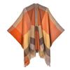 Dressnu Plaid scarf cape tassel open shawl autumn and winter ladies simple picture color 12 one size view 1