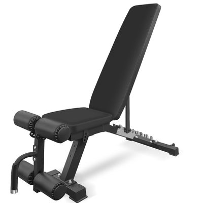 Houbos Weight Bench - 1200LB Capacity Heavy Duty Bench Adjustable Workout Bench Press Set for Home Gym Strength Training,Adjustable Weight Bench with Leg Support,Incline Flat Decline Sit Up Bench for Full Body Fitness