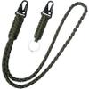 KUDAAL Paracord Lanyard Key Strap Neck Keychain Braided Lanyard Heavy Duty for Keys Badge ID Holder Wallet Whistle (GREEN, 19.68 Inch) view 1