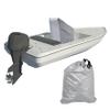Boat Center Console Cover Heavy Duty 600D Replacement for Carolina Skiff Boston Whaler Excel Bay Pro Wellcraft and Other Brands with Center Console up to 44 H X 30 L X 40 W view 3