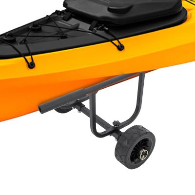 Eleeferri Kayak Cart with 2 Straps 8" Wheels Kayak Cart Dolly 220LBS Load Capacity Canoe Cart Adjustable Width Kayak Dolly Kayak Suitable for 16.5 Kayak and Canoe