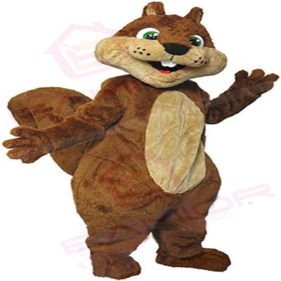 Eamior Smart Brown Squirrel Mascot Costume Adult Size for Men & Women with Built-in Fan Inside the Head