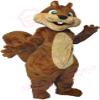 Eamior Smart Brown Squirrel Mascot Costume Adult Size for Men & Women with Built-in Fan Inside the Head view 1
