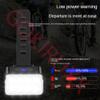 1000 Lumens Bike Lights Front and Back 8 LED USB Rechargeable Bicycle Light Bike Lights for Night Riding Bike Headlight and Taillight IPX5 Waterproof with Wheel Lights (Headlight+taillight) view 2