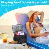 MIYCOO Ice Packs for Lunch Boxes & Lunch Bag - Quick Freeze Ice Pack Space Saving Freezer Packs - Reusable Slim Original Cool Pack - Cooler Accessories for Beach, Camping and Fishing view 2