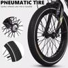 MegLob 16IN Adult Tricycle, Single Speed 3 Wheel Bikes for Beginner Rider, 3 Wheel Tandem Bicycle for Adults, Cruiser Bike for Women/Men/Seniors, Outdoor Picnic Trike Bike, 150Kg Capacity,Brown view 3