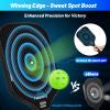 Fanovae Carbon Fiber Pickleball Paddle, 3K Raw Carbon Fiber Surface, CAS, High Grit & Spin, 16MM PP Honeycomb Core, Ideal for Novice and Pro, Includes Paddle Cover&Eraser, Fanovae POWERMAX 3D view 3