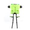 MUSESPANI 44.09lbs Front Mounted Baby Bike Seat, Guardrail Anti Slip Armrest Steel Safety Chair, Removable Child Front Bracket Sponge Pad Mountain Bicycle Stool Front Seat,Green view 4