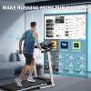 COZYINN Foldable Treadmill with Incline for Home Small - 350 lb Capacity, 3.0HP Quiet Folding Treadmill with Pulse Sensor and Bluetooth Speaker, App/Voice Control, 3 Level Incline, 7.6 MPH view 4