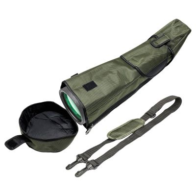 asdmm Bird Watching Telescope Bag - Spotting Scope Organization for Hunting Shock-absorbing Backpack Gear, 1 Pcs (Fit 100mm Diameter)